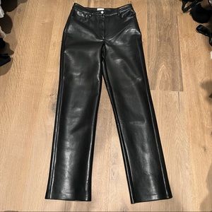 NEVER WORN Aritzia Wilfred Melina Vegan Leather Pant